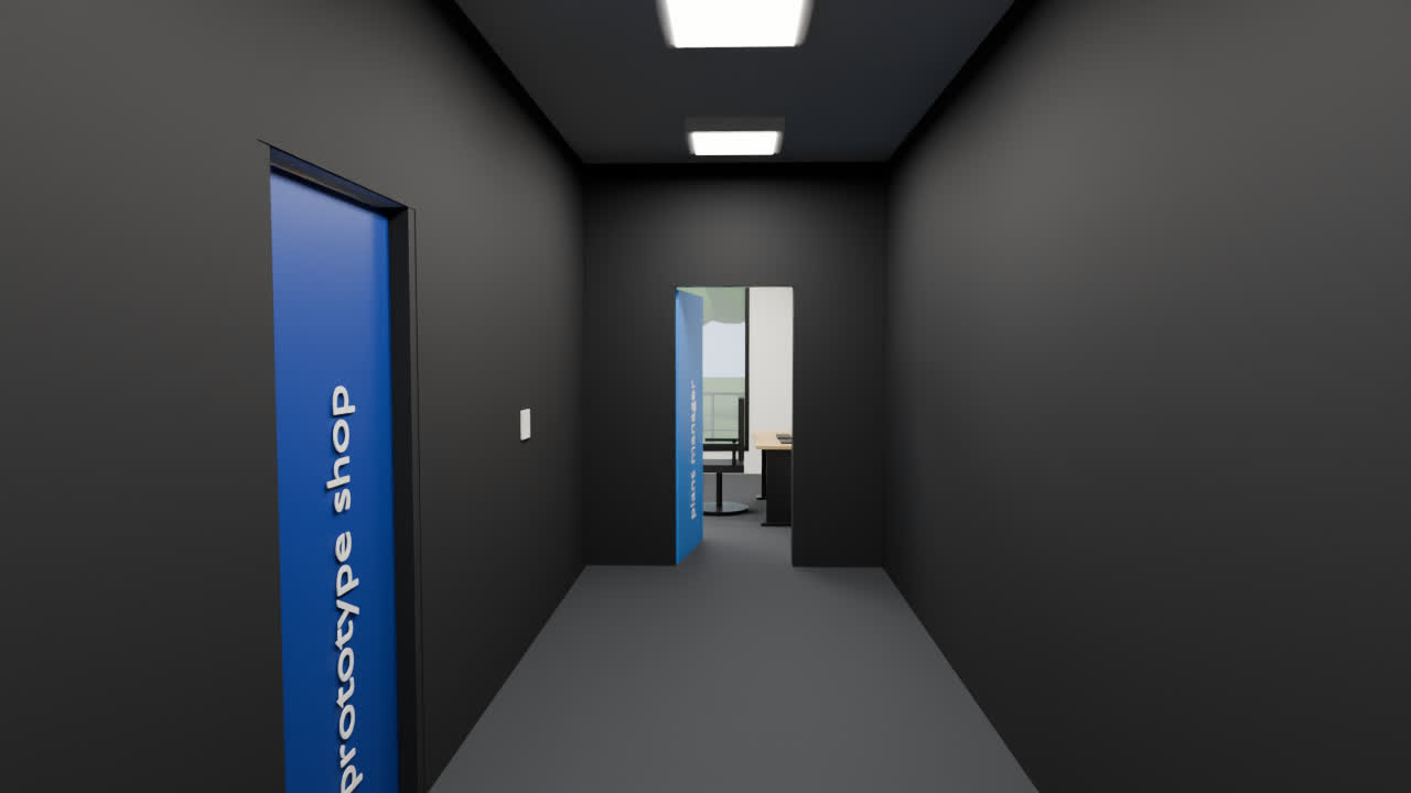 Czarny korytarz: prototype shop / plant manager